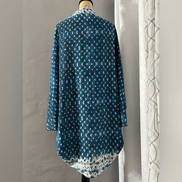 Forever 21 Boho Tye Dye Shibori Chiffon Kimono Top Size: SMALL - Picture 4 of 5